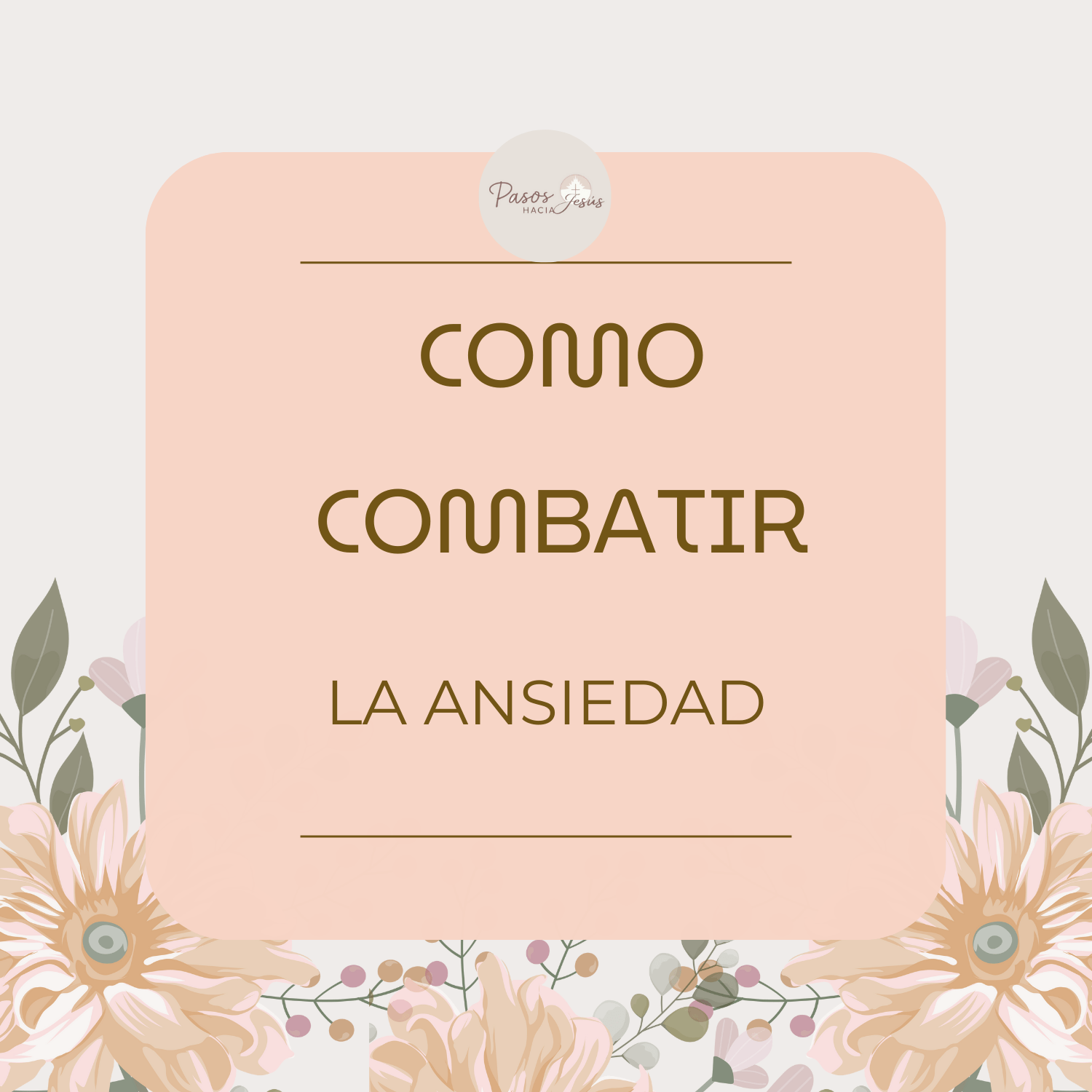 Combatir la ansiedad